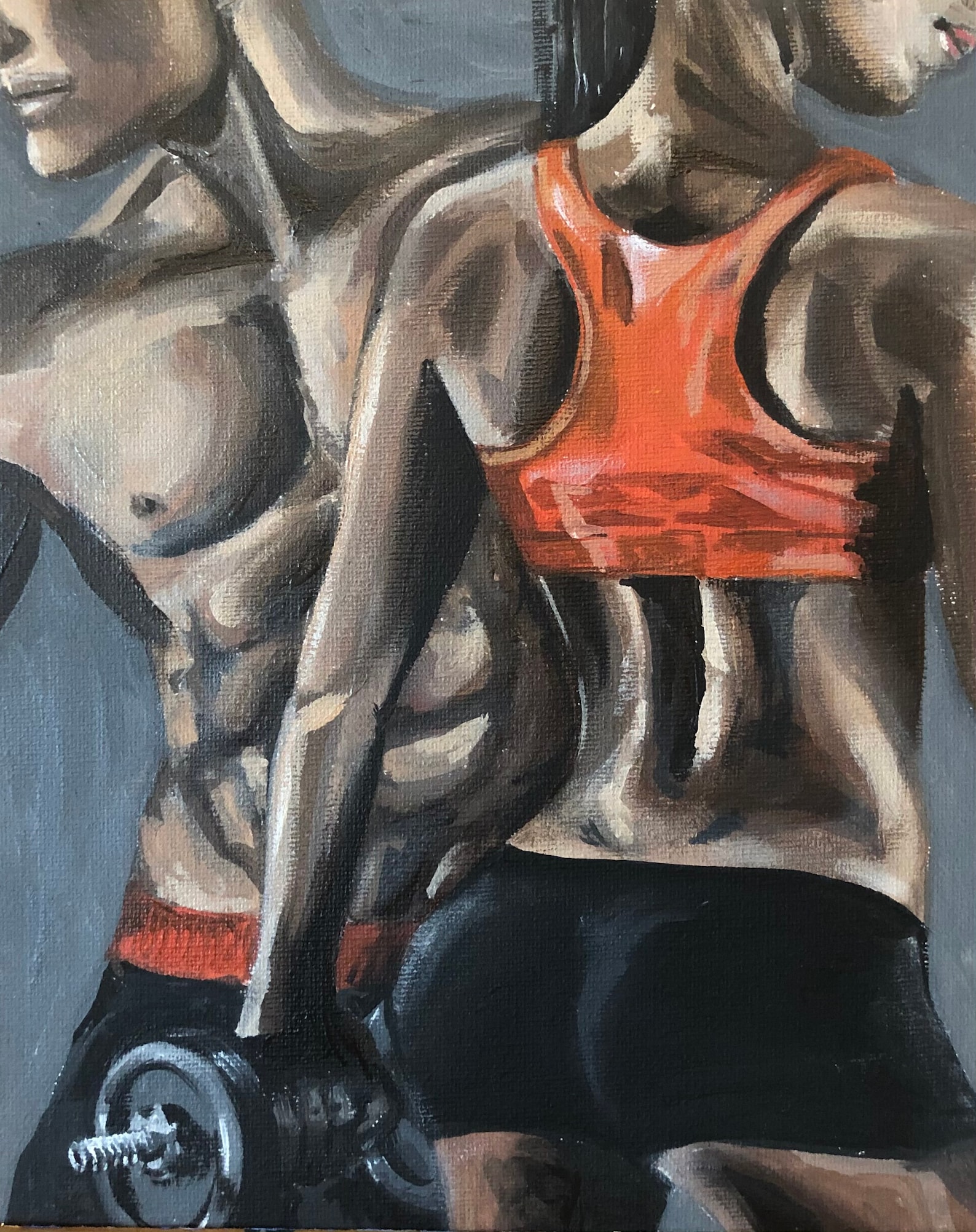 Athletic Beauty Canvas Art - sqz22x5