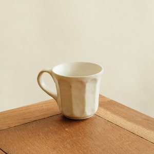 Kohyo Rinka Coffee Mug | Rustic Japanese handmade - Coffee cup - Vintage tableware - Everyday ceramic mug - Artistic pottery - Minimal