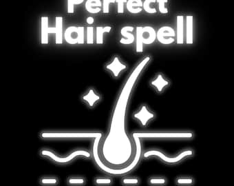 Perfect Hair Spell - Grow Healthy Hair Spell, Hair Growth Magic, Beauty Spell, White Magic, Long Hair Spell, Hair type change Spell