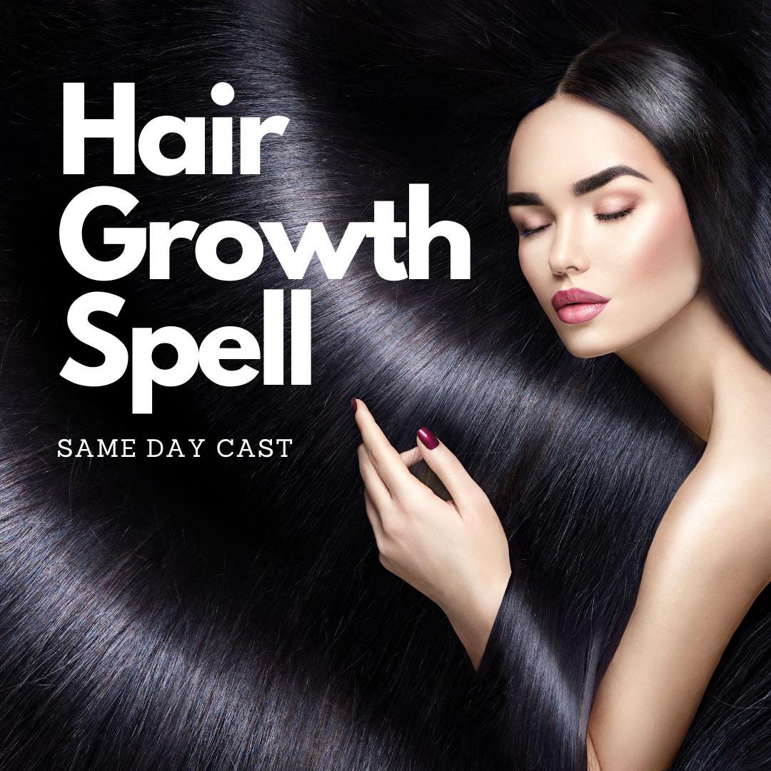 Hair Growth Spell: Boost & Accelerate Your Hair's Growth with Powerful Magic for Stronger, Fuller, and Healthier Hair, Cure Baldness
