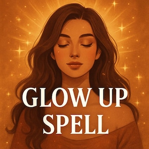 Glow Up Spell - Beauty magic spell, clear skin, Bewitching Beauty Spell, Create a trance in those around you with your beauty