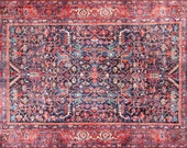 Rugs 5x8, Red Rug 5x8, Turkish Rug 5x8, Oriental Rug 5x8, Kilim Rug 5x8, Heriz Rug 5x8, Living Room Rug Large, Area Rug 5x8, Turkish Kilim