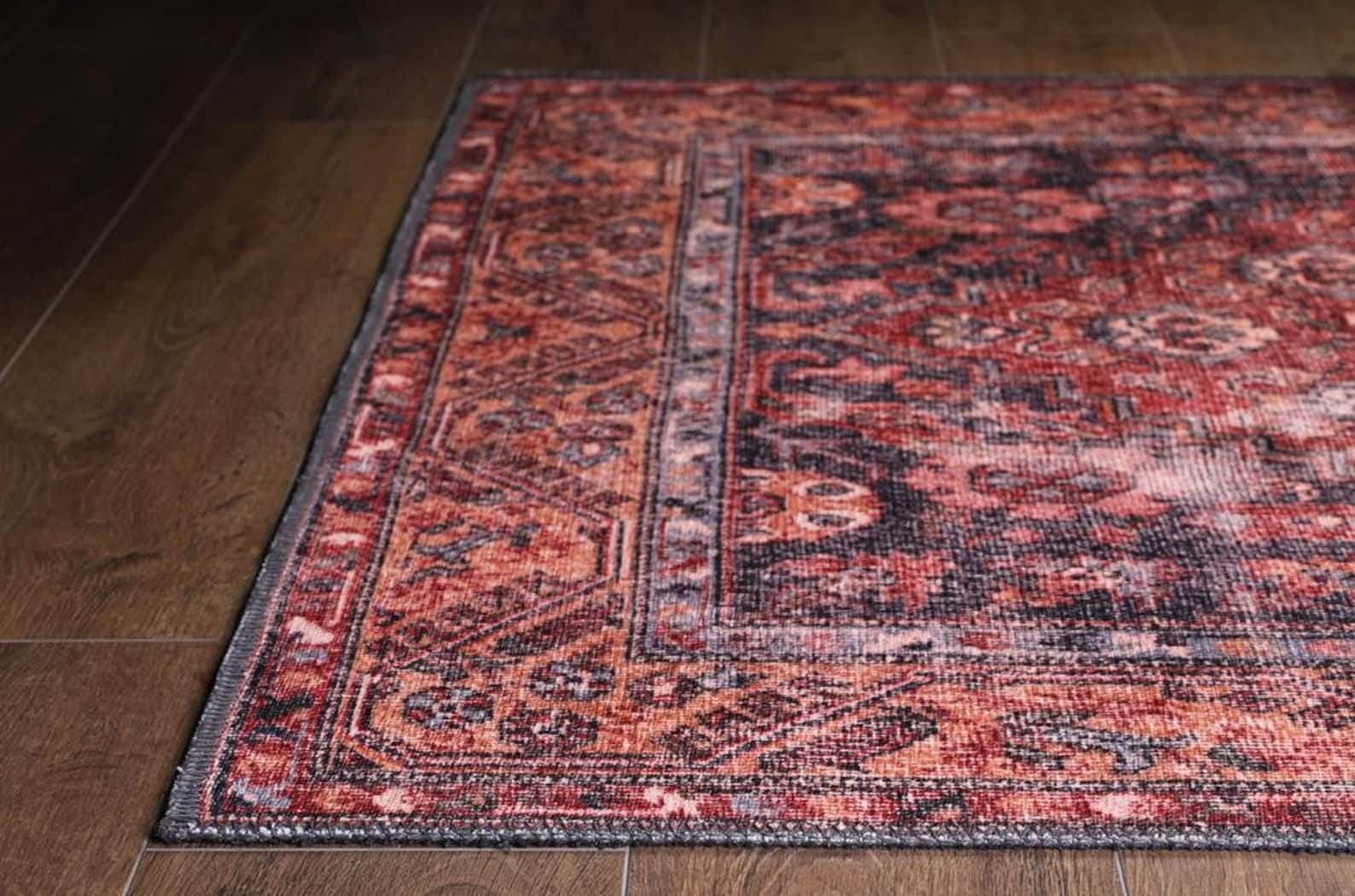 Rugs 9x12 Red Rug 9x12 Turkish Rug 9x12 Oushak Rug 9X12 Etsy