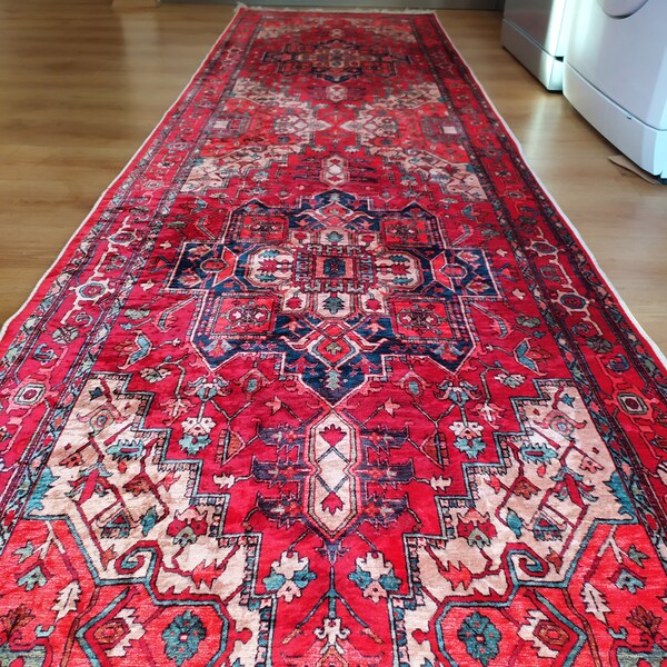 Runner Rug 2x8, Kilim Rug Runner 2x8, Hallway Rug Runner, Entryway Runner 2x8, Kitchen Runner 2x8, Heriz Runner, Antique Look Runner Rug