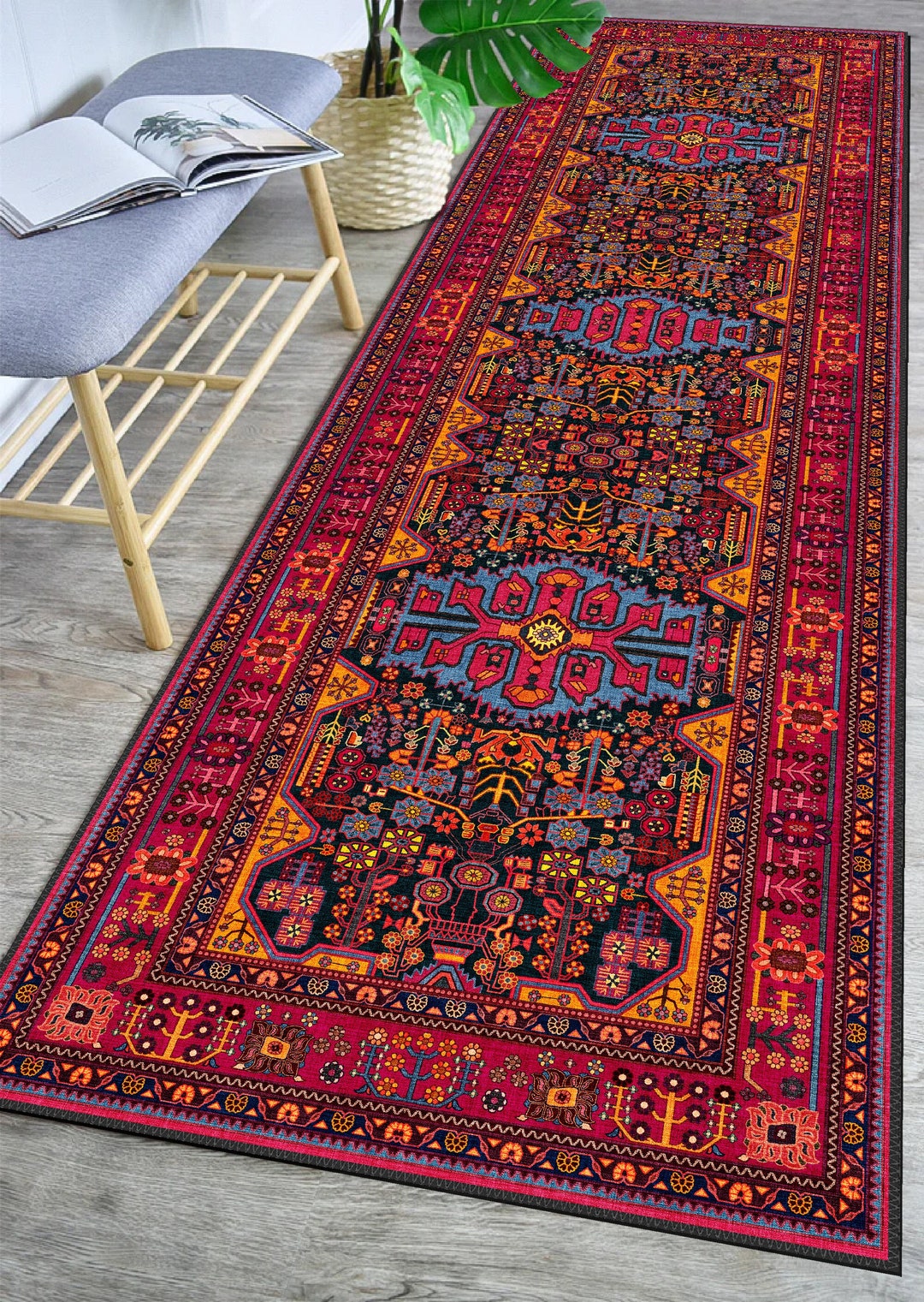 Turkish Traditional Runner Rug, Discover the Beauty of Turkish Runner