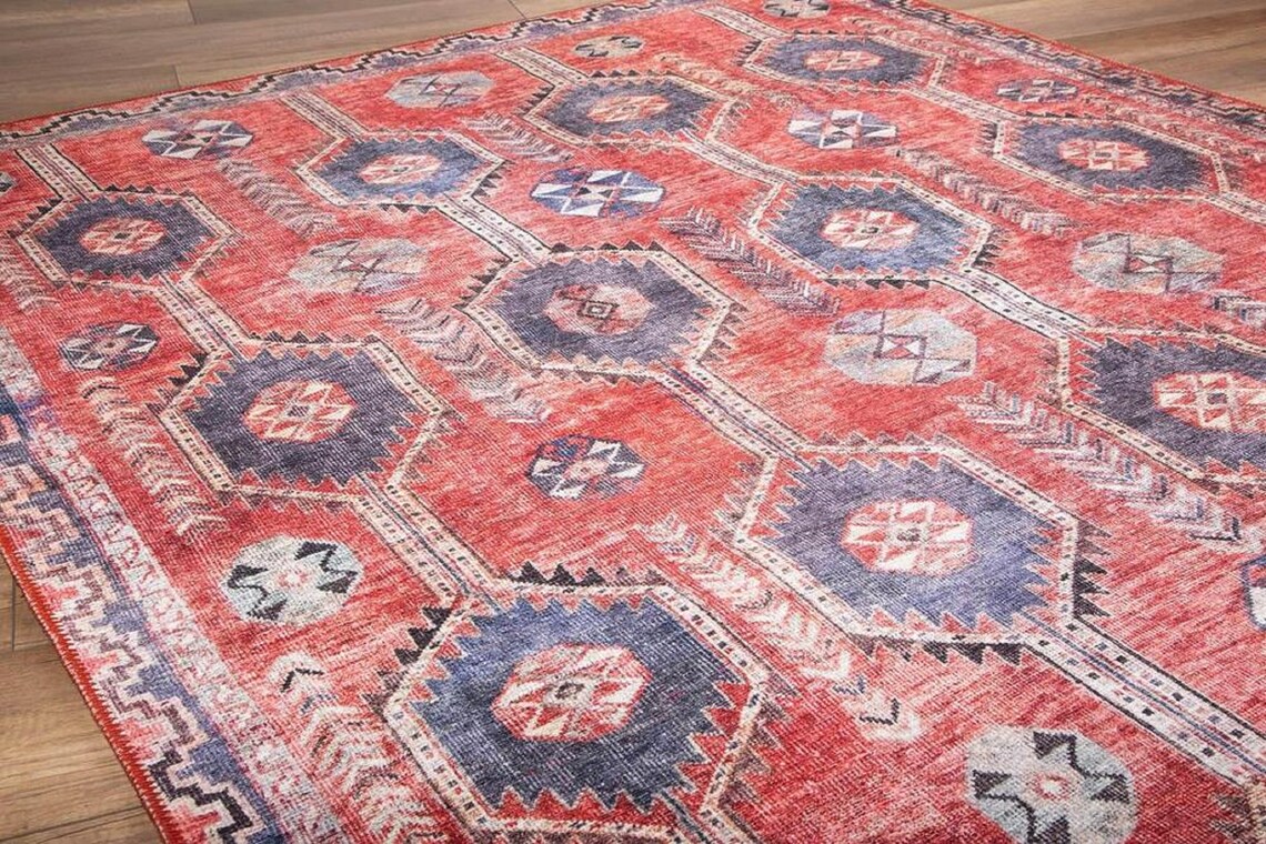 Rugs 9x12 Oushak Rug 9x12 Vintage Look Rug 9x12 Anatolian Etsy