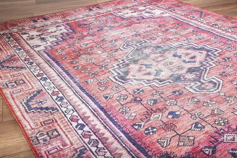 Rug 8x10 Turkish Kilim Rug 8x10 Vintage Rug 8x10 Red Etsy