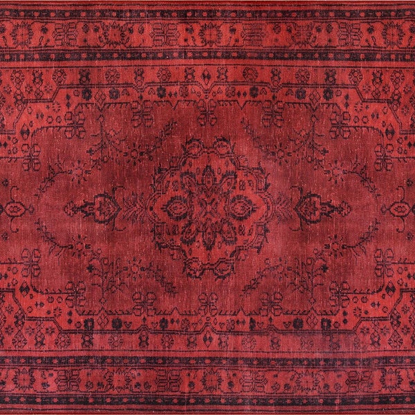 Rugs, 8x10 Turkish Rug, Red Rug 8x10, Vintage Rug, Oriental Rug 8x10, Turkish Rug 8x10, Heriz Rug, Area Rug 8x10, Kilim Rug 8x10, Rugs