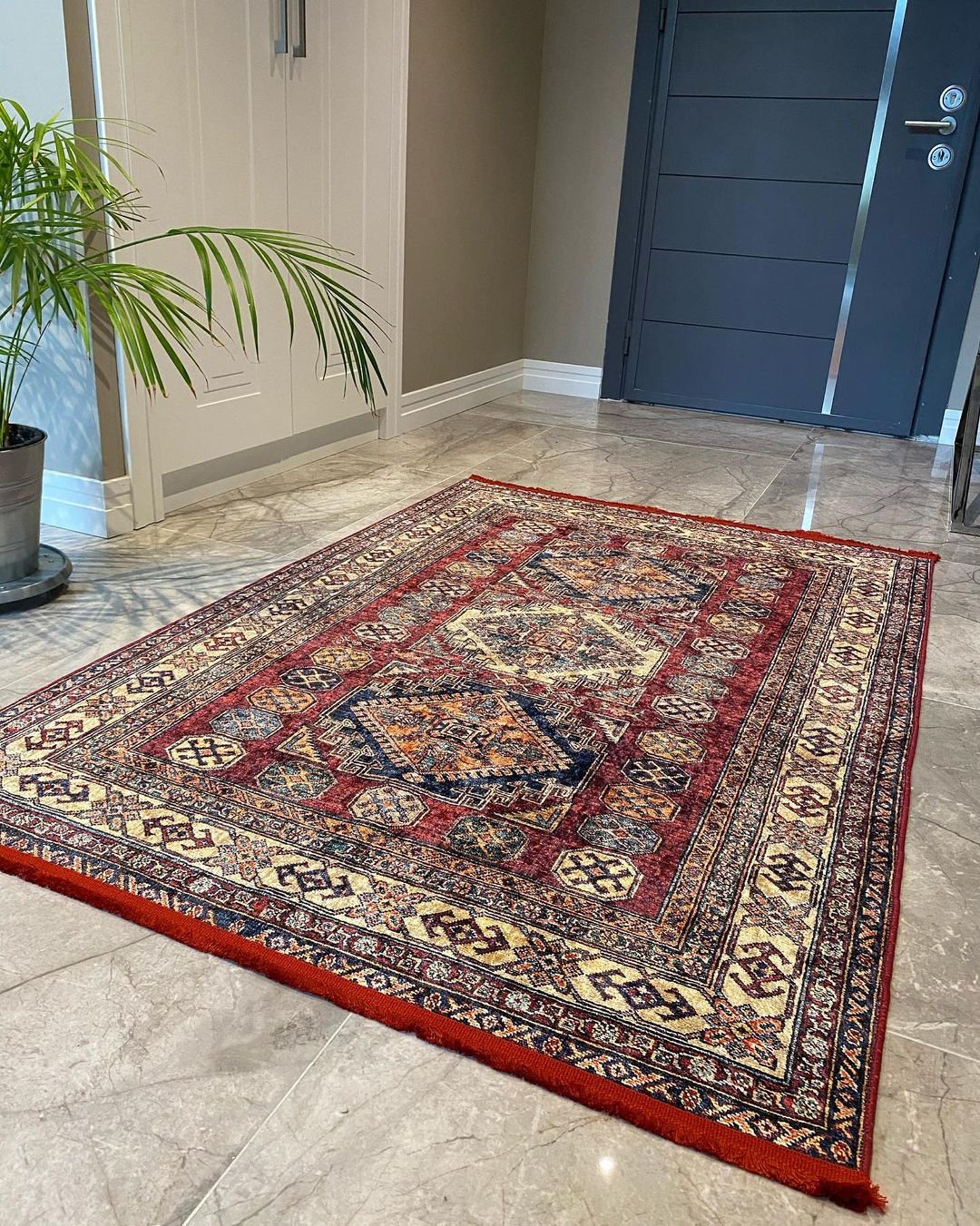 Turkish Rug 9x12 Geometric Rug Aztec Rugs 9x12 Ethnic Rug Etsy