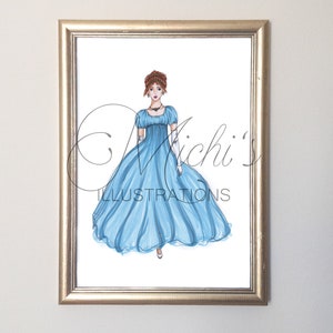 Royalty (Princess-Inspired Fashion Illustration)
