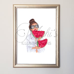 Watermelon Sugar (Fashion Illustration Print)