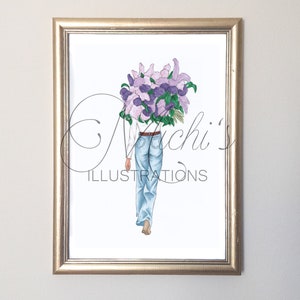 Spring Bloom (Fashion Illustration Print)