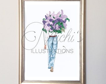 Spring Bloom (Fashion Illustration Print)