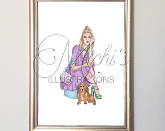Joy (Fashion Illustration Print)