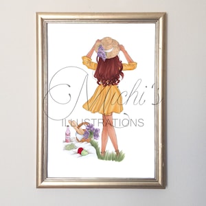 Summer Picnic (Fashion Illustration Print)