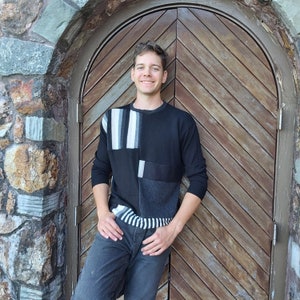 Warm Winter Sweater- Classic Men&#39;s Knit- Stylish Boxy Pullover-Top Casual Men&#39;s Sweater-Wool Sweater-Relaxed Fit Men&#39;s Jumper.