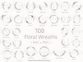 Wreath SVG Bundle, Floral and Laurel Wreaths, Flower SVG, Circle Frame, and SVG Files