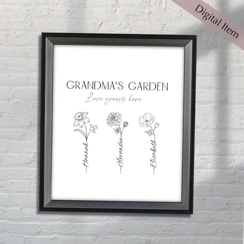 Birth Month Svg Bundle, Flower Svg, Birth Flower Svg, Floral Svg