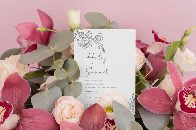 120 Blombukett SVG-paket: Bröllopsblommor (Kommersiellt bruk) bild 9