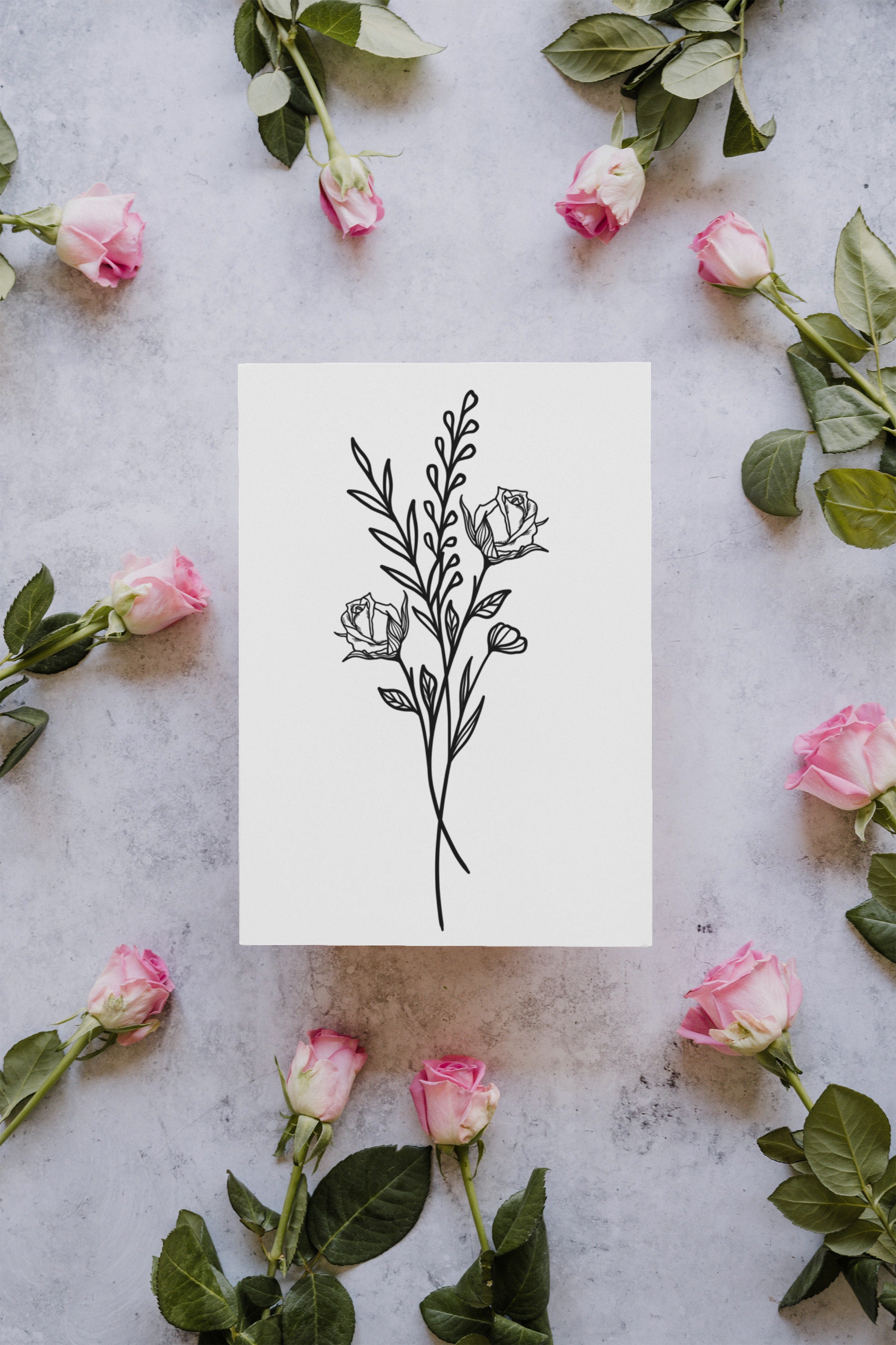 120 Flower Bouquet Procreate Stamps: Floral Botanical Brushes - Etsy ...