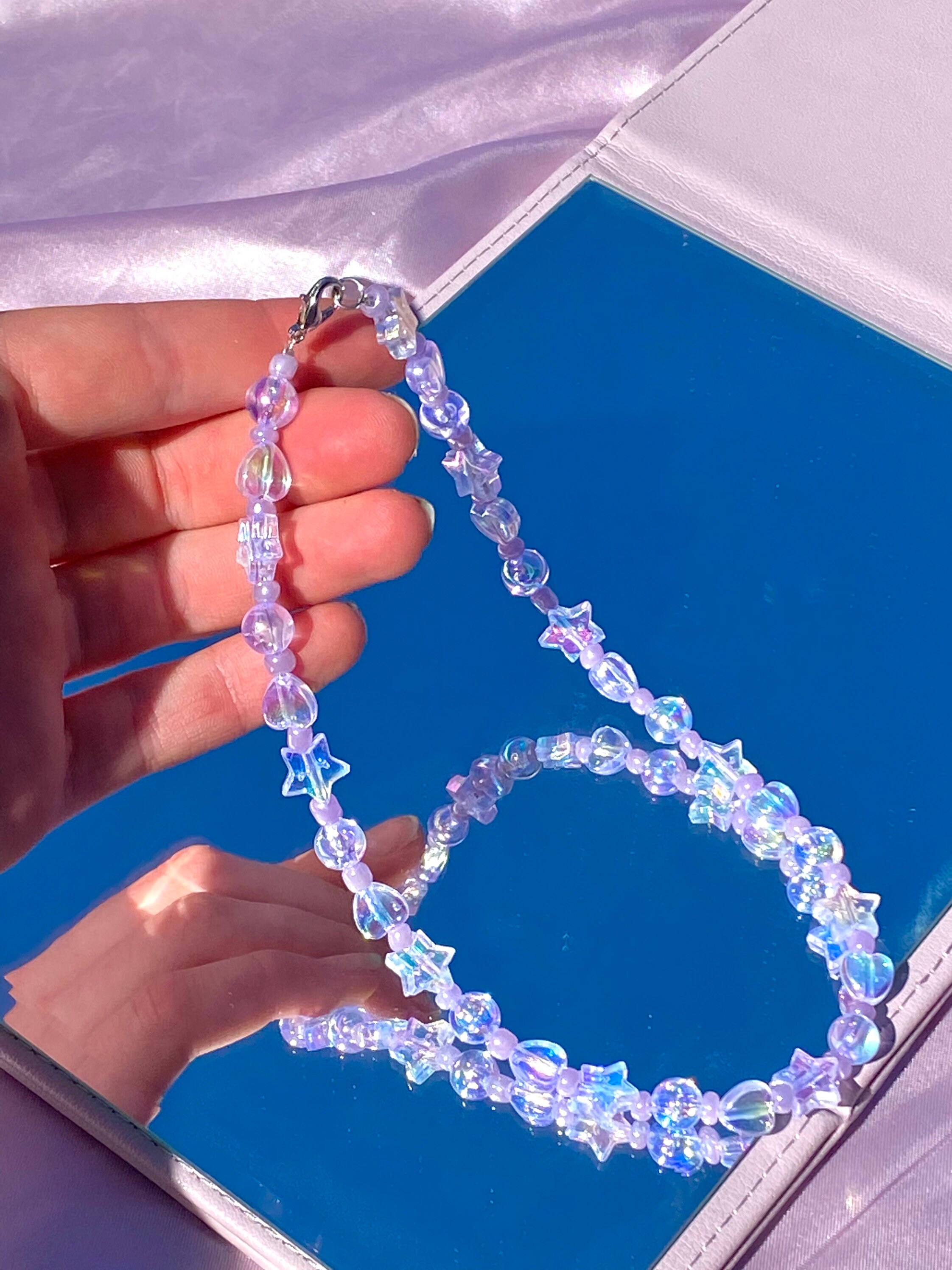 Purple star necklace Clearance