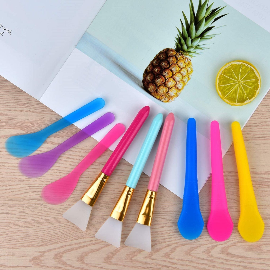 9 Pieces Silicone Magic Epoxy Brushes Stir Sticks Including Etsy