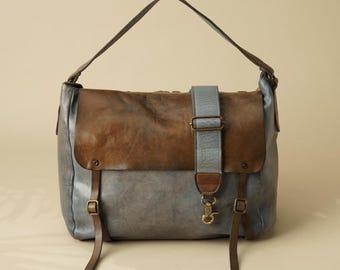 Vintage Patagonia Messenger Bag Critical Mass Grey Silver XL