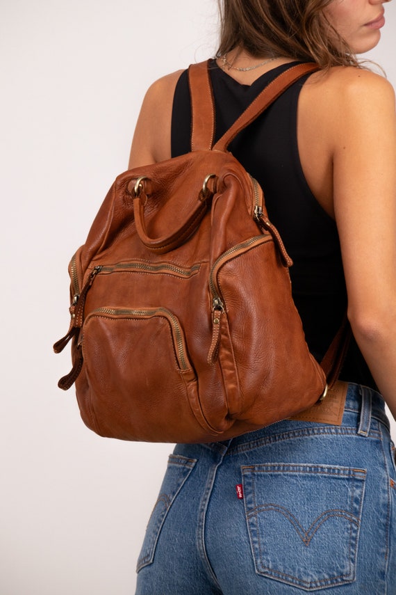 Woosir Womens Soft Real Leather Backpack Purse - Woosir