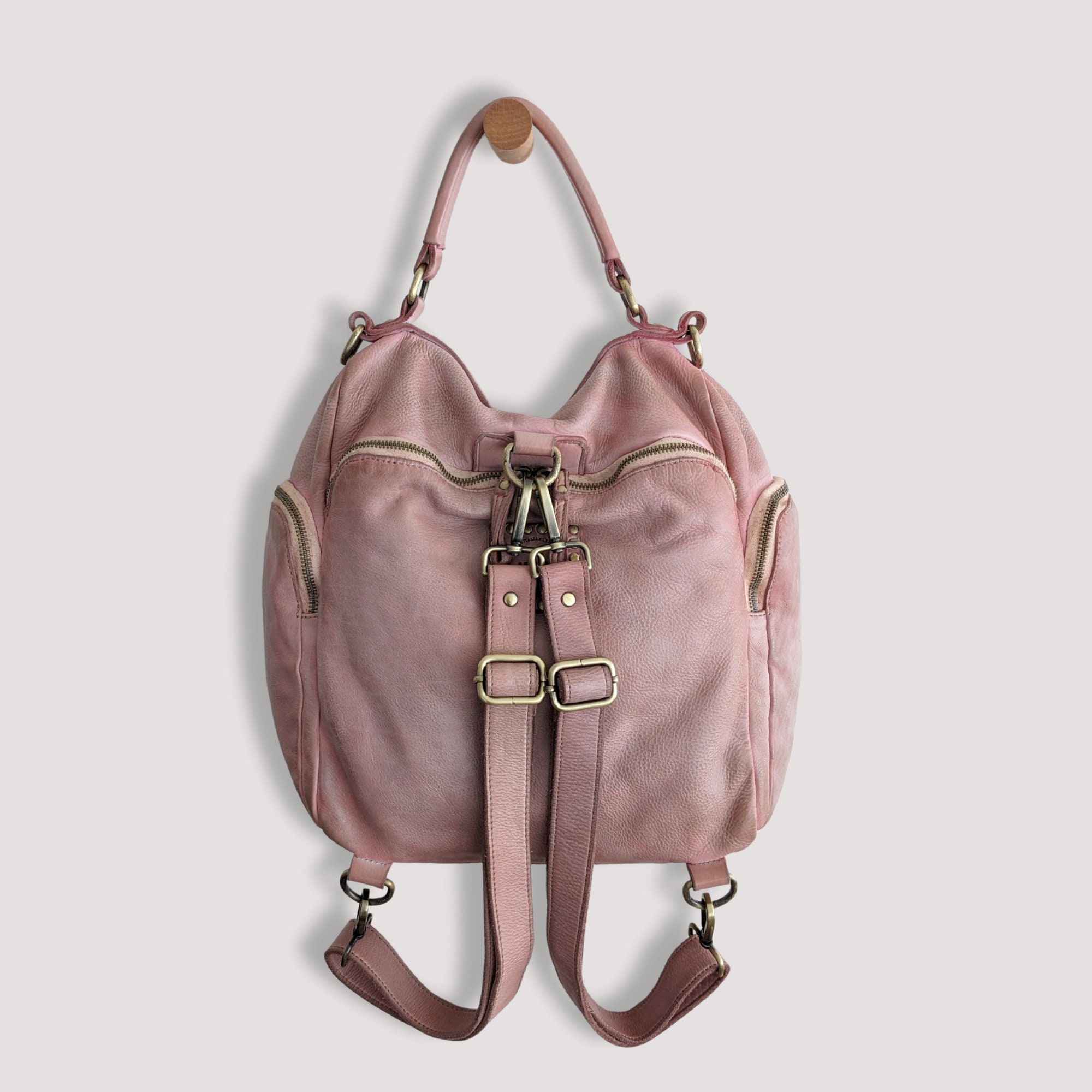 Blush backpack purse best sale