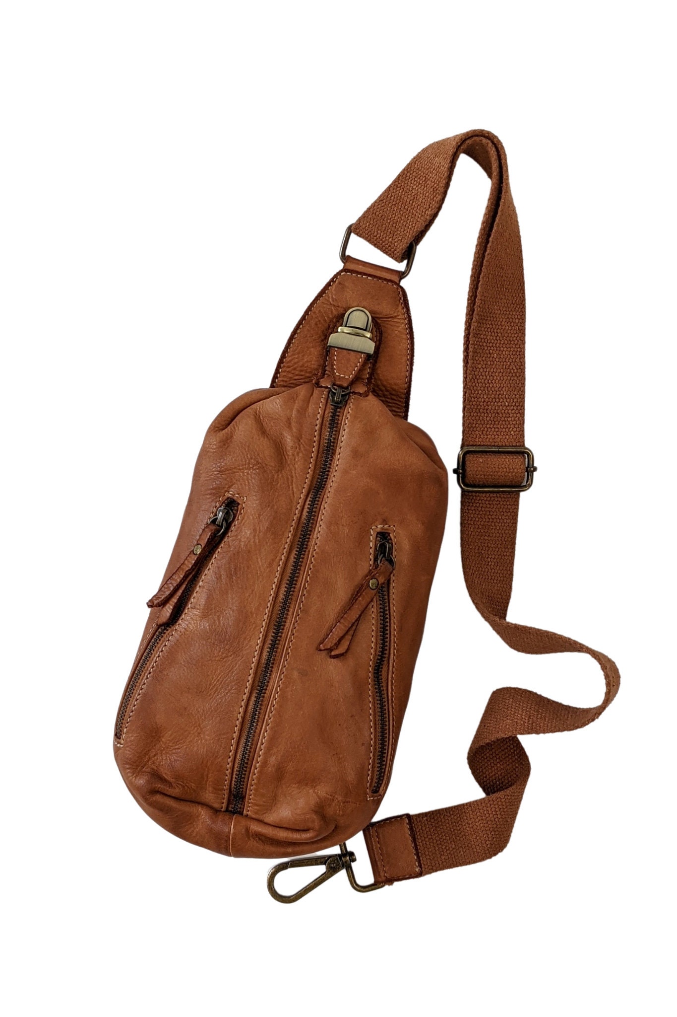 Mens Leather Cross Body Sling Bag for Outdoor Adventures – Western Leather  Goods