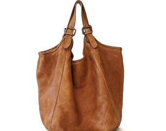 leather slouch bag