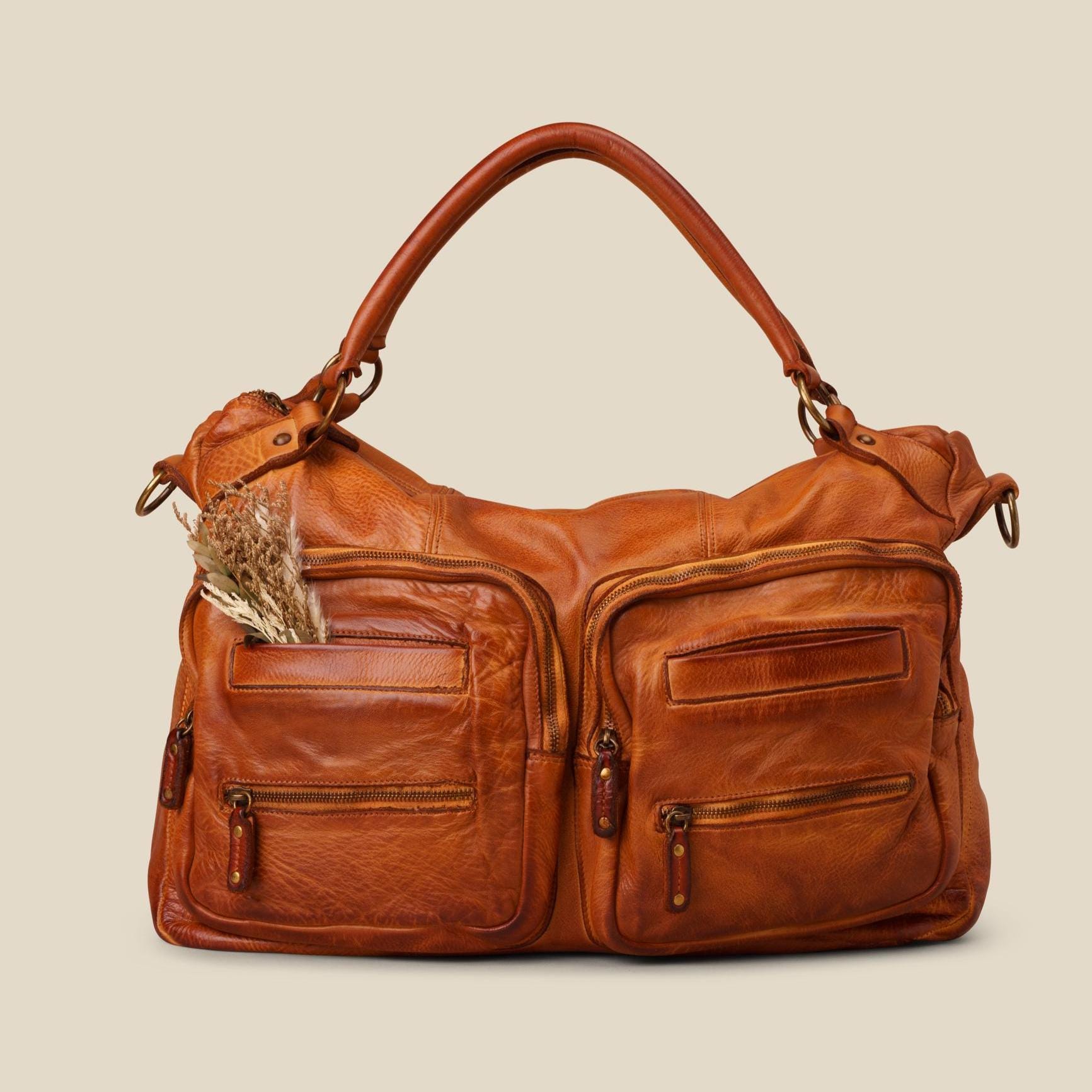 ショルダーバッグ・ポシェット ^LEATHERY^ Vintage belted shoulder bag WASHED DBR LRBG5103WB DHgate.com:Vintage Underarm Bag - Chic PU Leather Shoulder