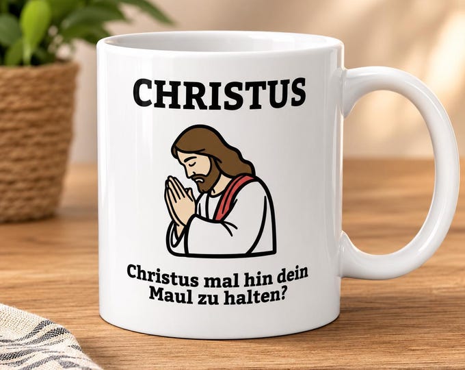 Featured listing image: Cup Christ, shut your mouth!
