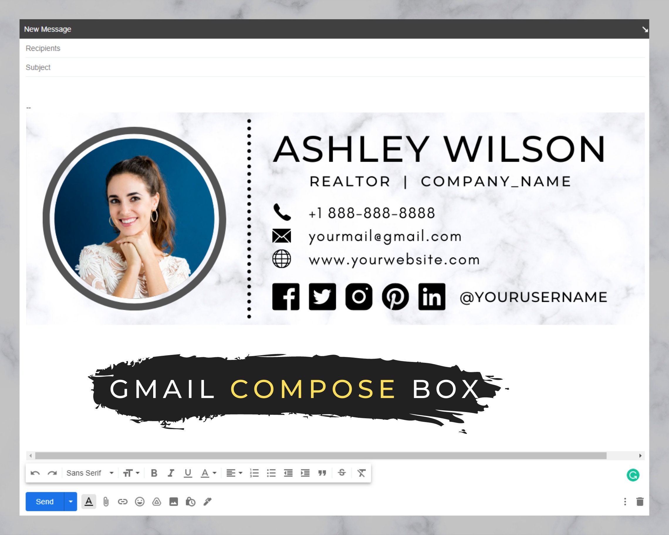 create custom email signature free create custom email signature free