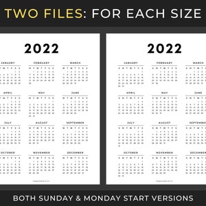 printable mini calendar 2022 printable mini calendar 2022