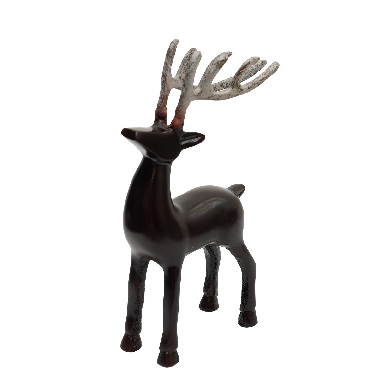 Metal Christmas Table Reindeer Sculpture or Stautedecorative - Etsy