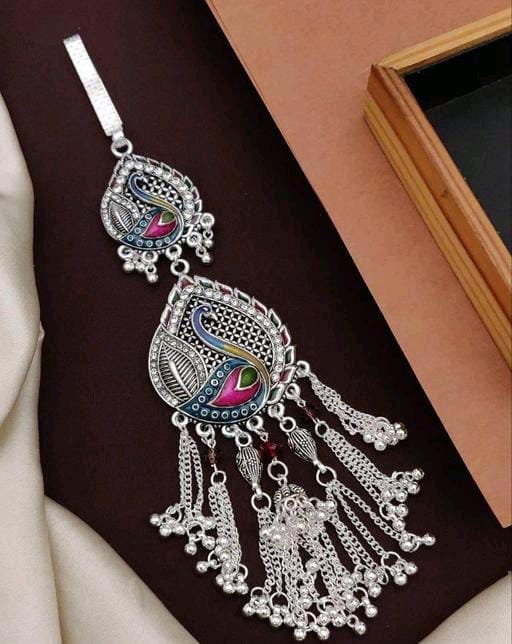Silver Saree Waist Challa Juda Keychain Designer Vintage Ethnic & Jewellry  for Women/Girls