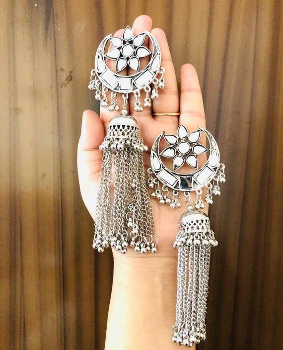 10 Must-Have Oxidised Silver Earrings for an Ethnic & Chic Look - Latest  Designs 2023 - The Caratlane