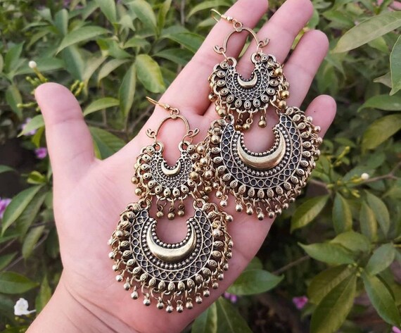 Oxidized shop jewellery earrings