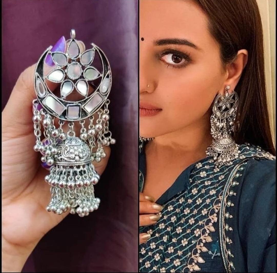 Boucles D'oreilles Indiennes Jhumki Dorées Pour Femmes - Style Fête - Neuf Sans Emballage