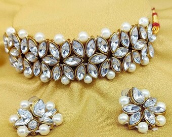 Traditional Oxidized Choker Necklace 