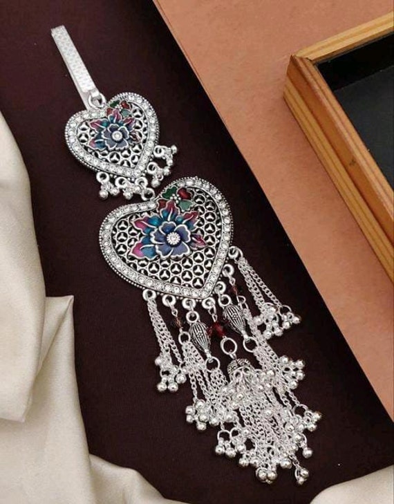 Silver saree waist keychain deals