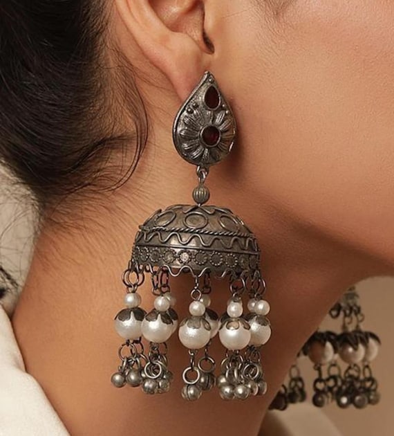 Jaypore silver shop jhumkas