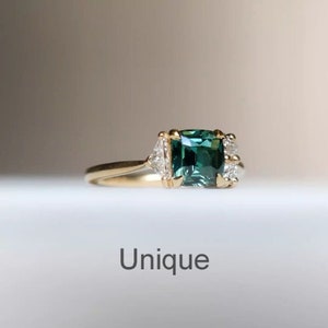 Unique Green Tourmaline Gemstone Ring, Handmade 925 Sterling Ring Silver, New Design Women Anniversary Ring, Green Bridal Ring Gift.