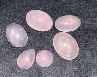 Very Rare Rose Quartz Lot Wholesale Pink Rose Quartz Cabochon lot, Rose Quartz Loose Gemstone Lot, Rose Quartz Stone For Jewelry Making Lot.