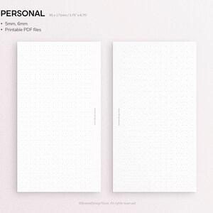 Dotted Note Paper Printable | Personal Dotted Paper, Dotted Notes ...