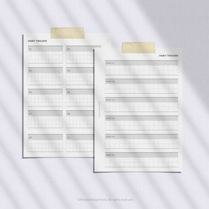 30 Day Habit Tracker Printable A6 Habit Tracker, Goal Tracker, Routine ...