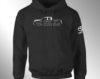 Tacoma, Toyota Car Racing, Unisex Black Hoodie