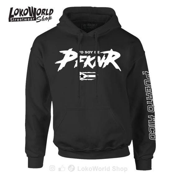 Yo Soy De Pfknr, Puerto Rico, Bad Bunny, Black Hoodie - Etsy