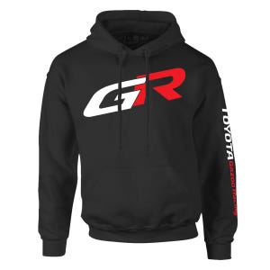 GR Toyota Gazoo Racing, Yaris, FS, Unisex Black Hoodie
